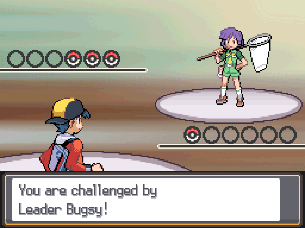 You are challenged by Leader Bugsy!