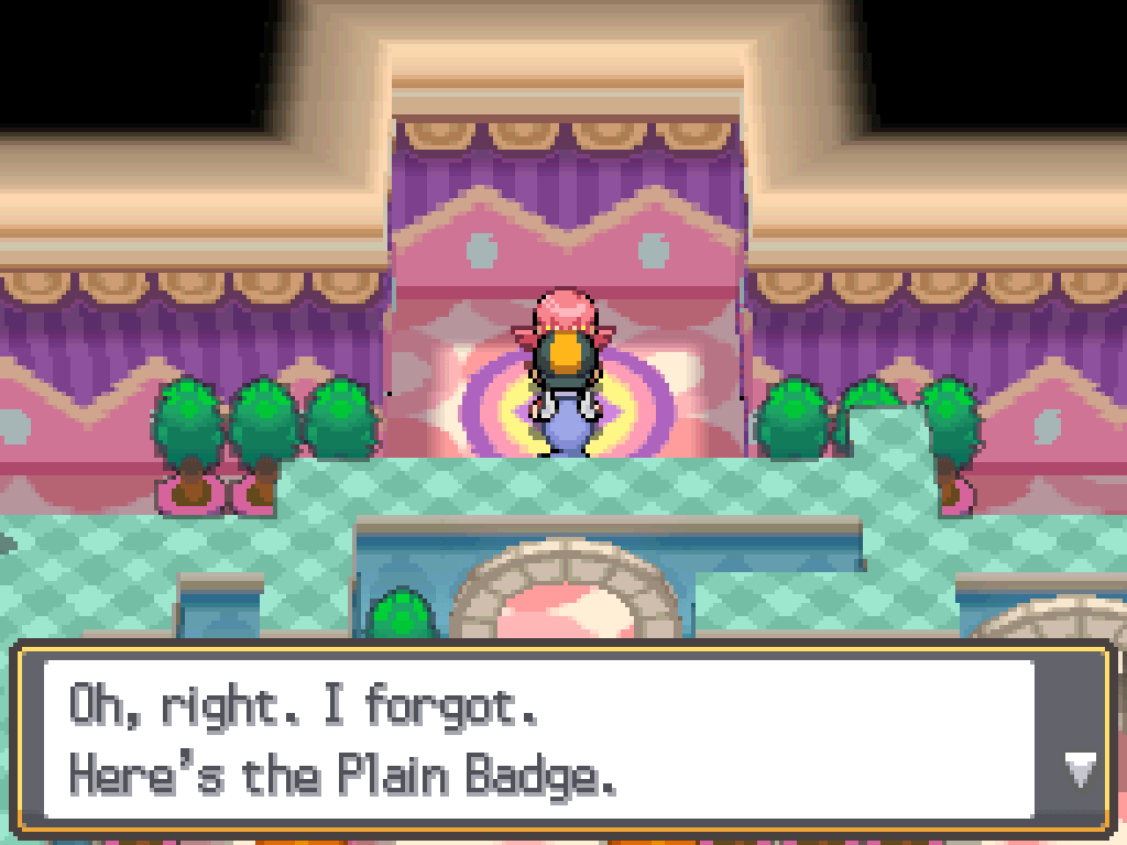 Whitney: Oh, right. Iforgot. Here's the Plain Badge.