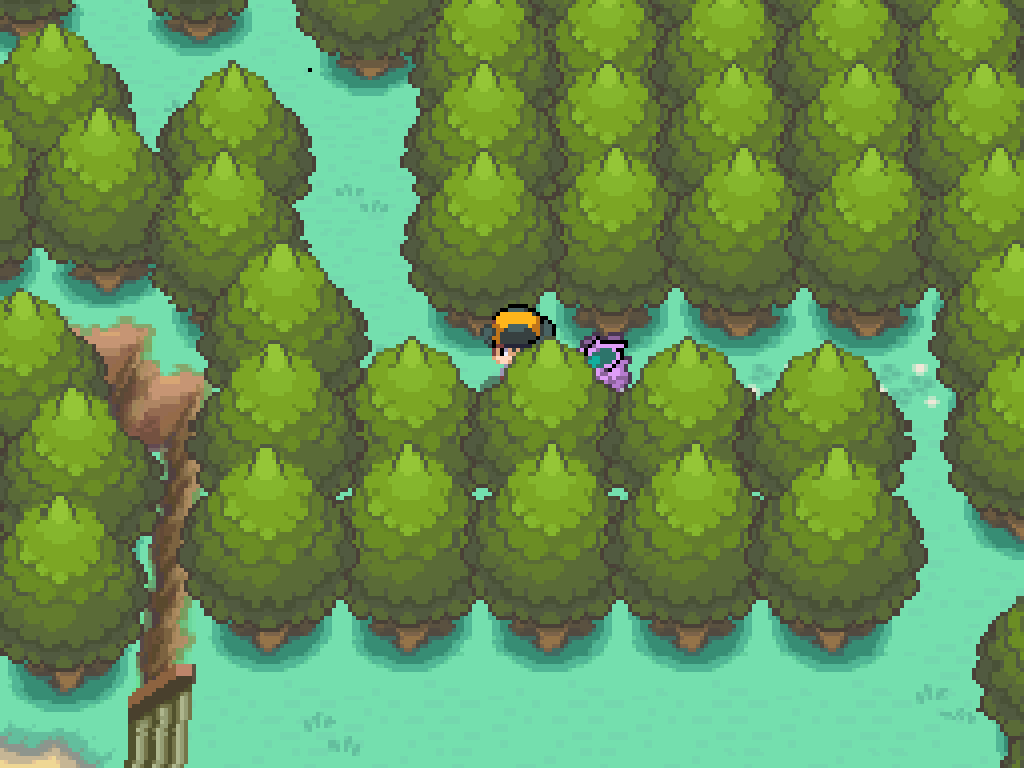 Passing through the forest crossroads.