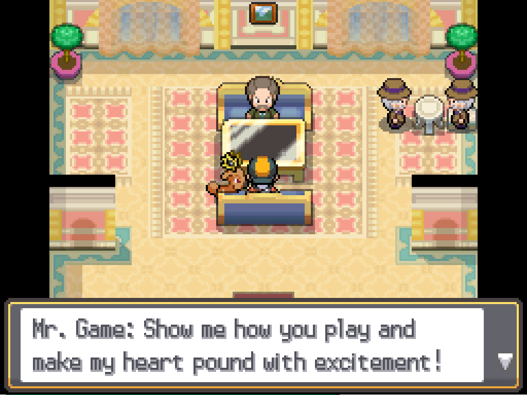 Mr Game: Show me how you play and make my heart pound with excitement!