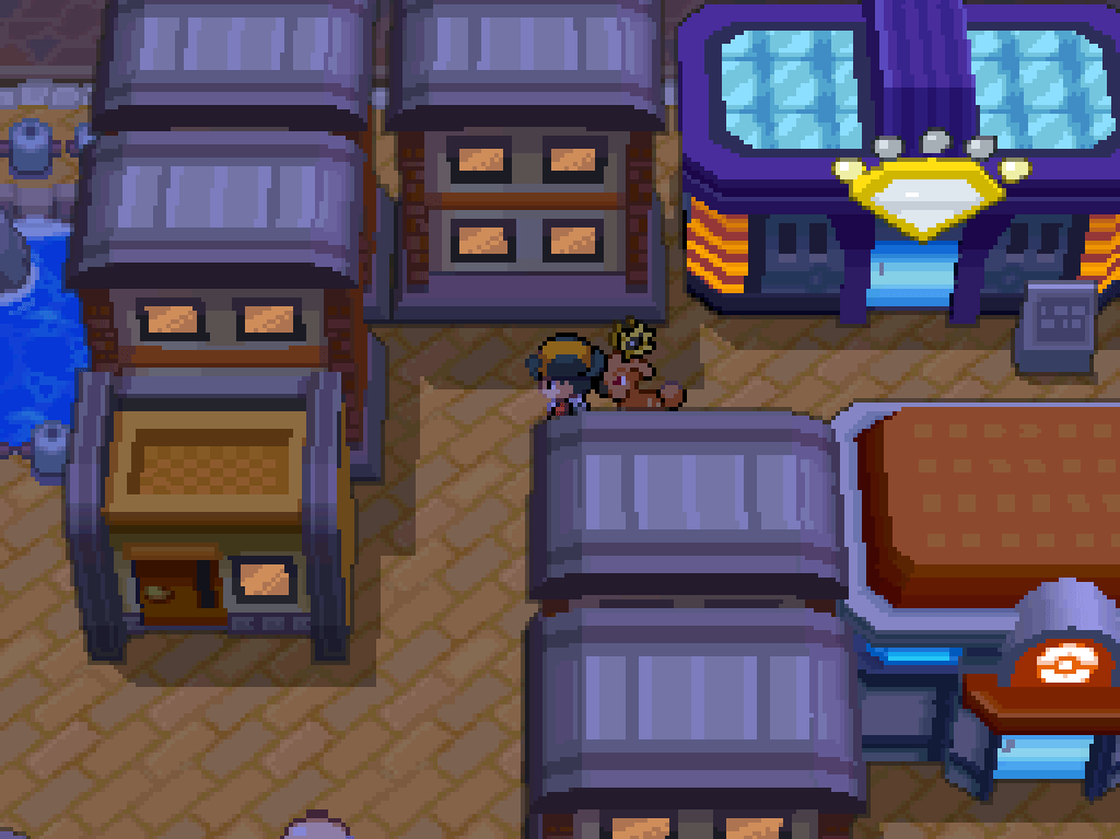 In Goldenrod City, passing the Game Corner.