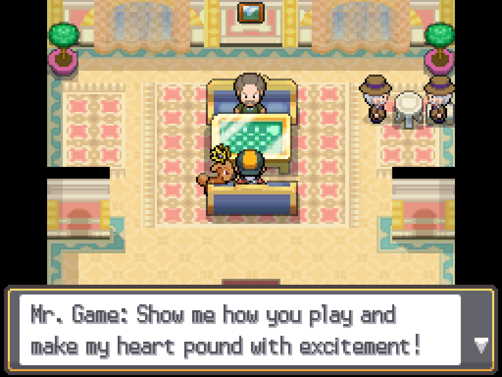 Mr. Game: Show me how you play and make my heart pound with excitement!