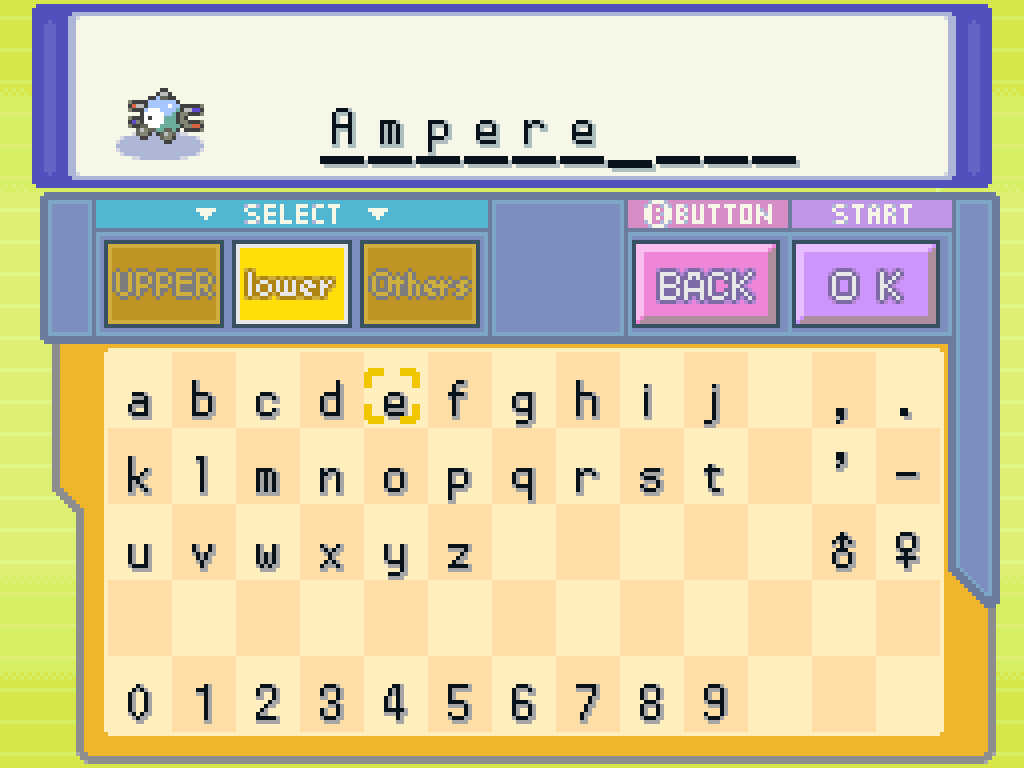 Naming Magnemite: Ampere