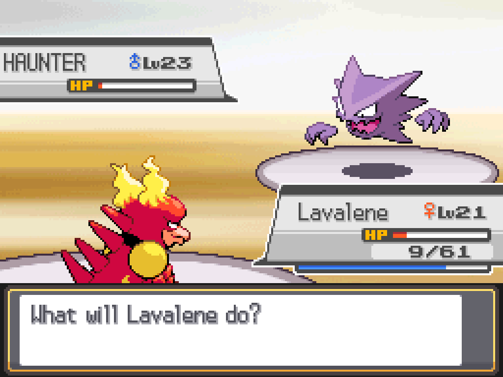 Lavalene and Haunter are both critically injured.
