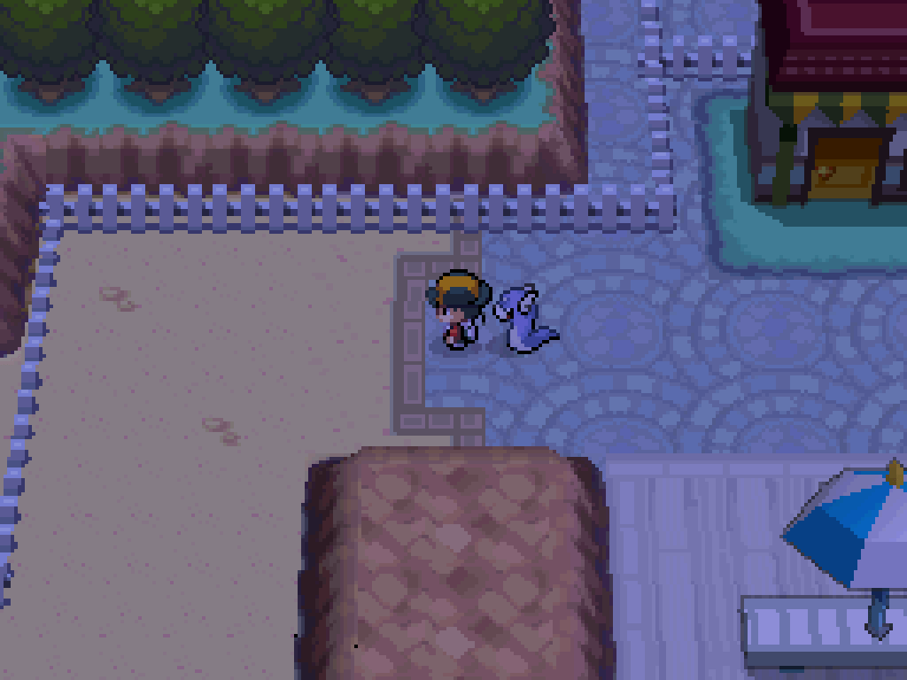 Leaving Olivine City to the southwest.