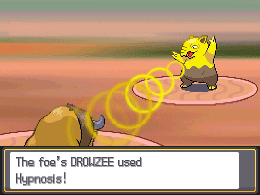The foe's Drowzee used Hypnosis!