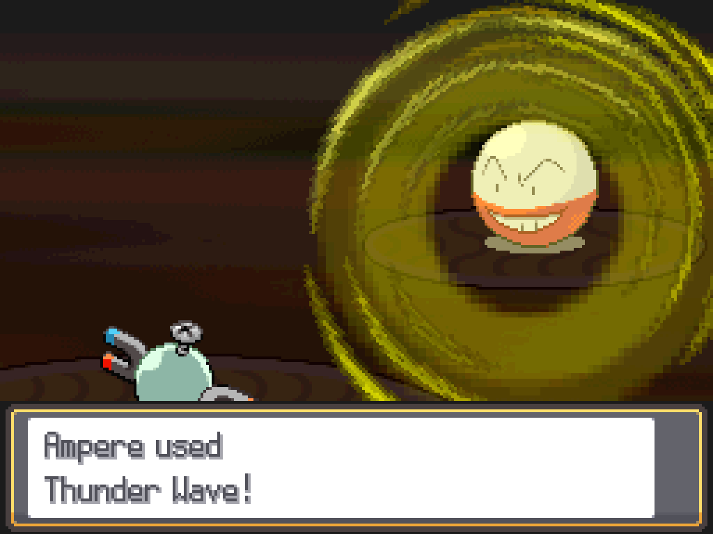 Ampere used Thunder Wave!
