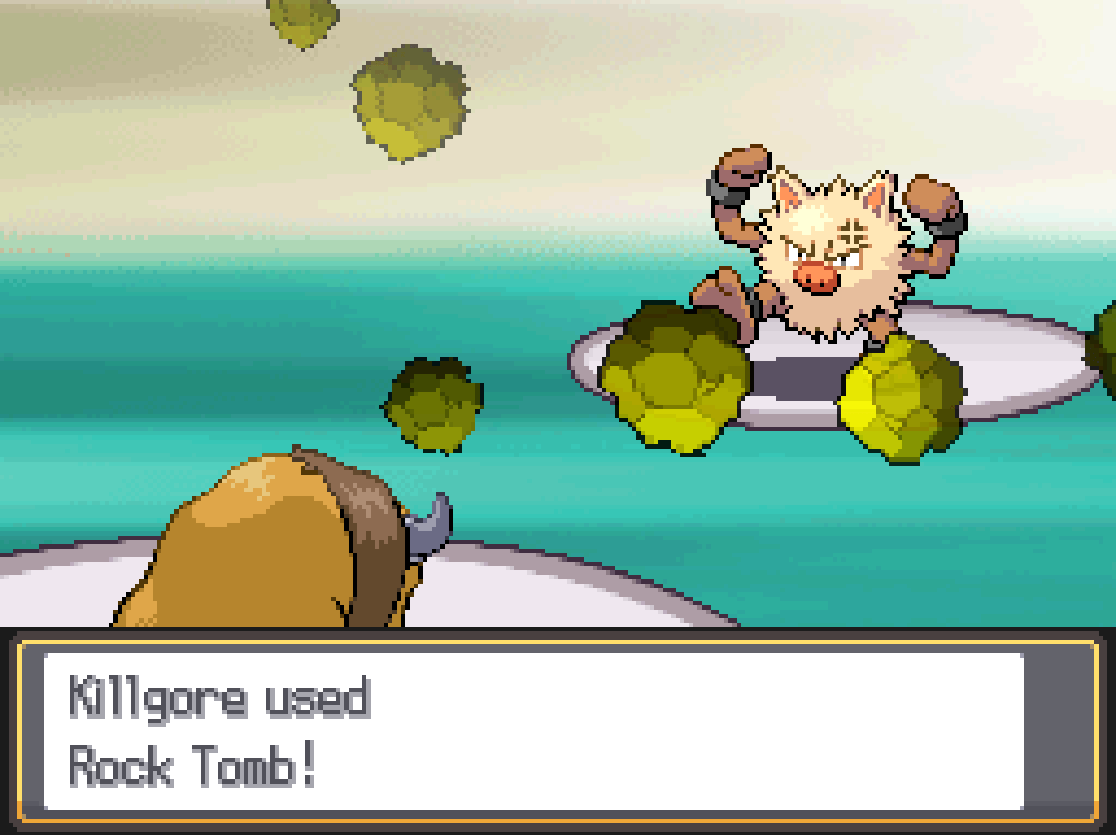 Killgore used Rock Tomb!
