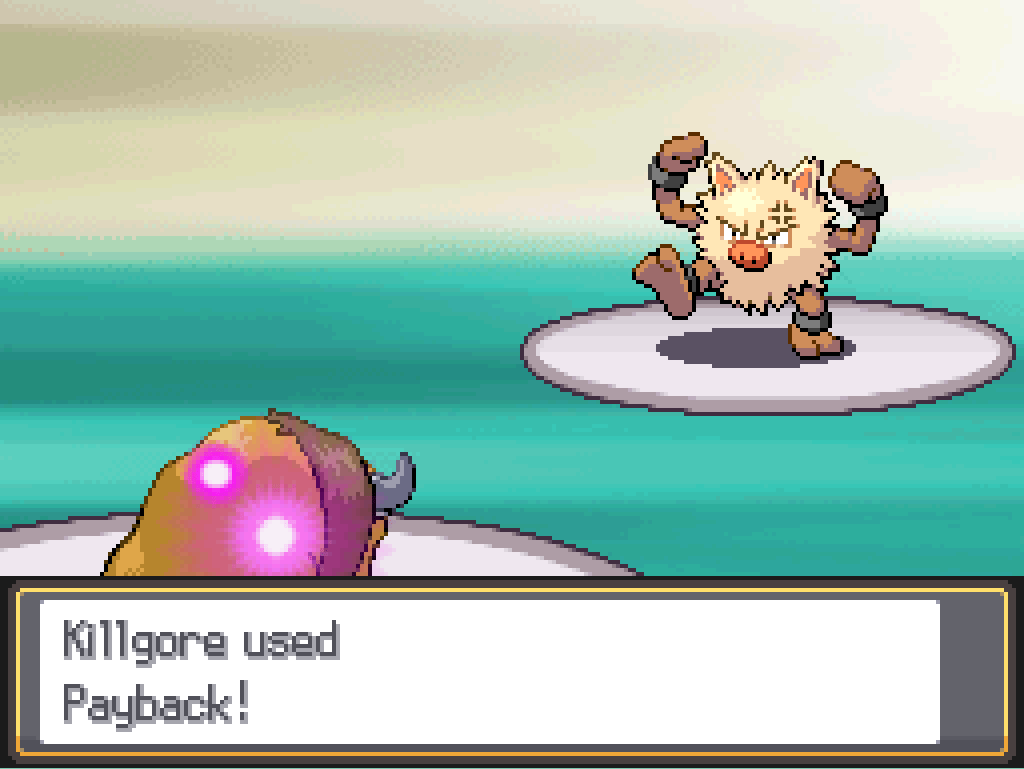 Killgore used Payback!