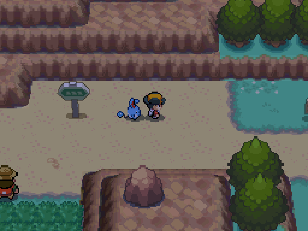 At the east end of route 42.