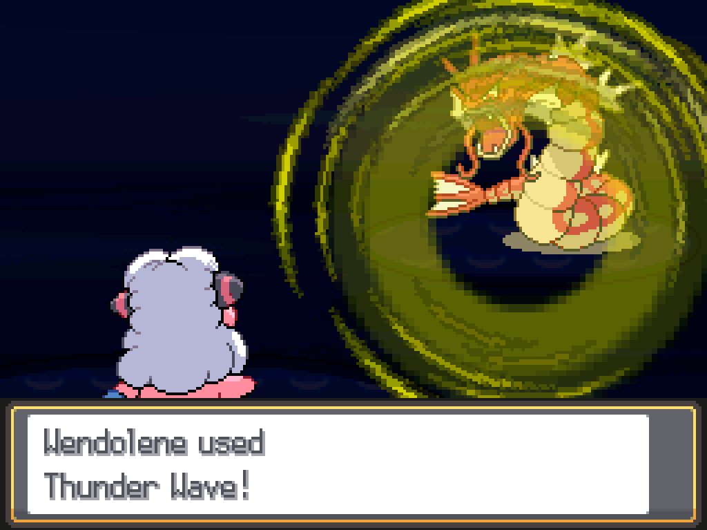 Wendolene used Thunder Wave!